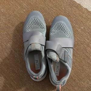 TIEM Slipstream Cycling Shoes in Lunar Gray with SPD Clips